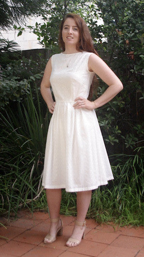 Abril broderie anglaise dress