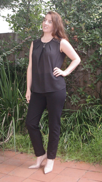 Stylish Adamari lace blouse