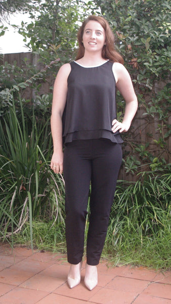 Adalene black or white top