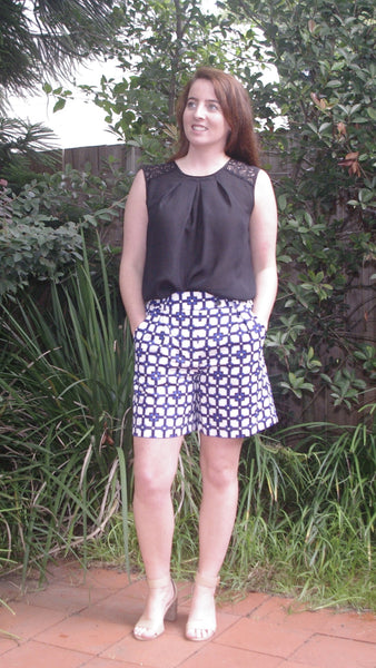Acacia mod-print shorts